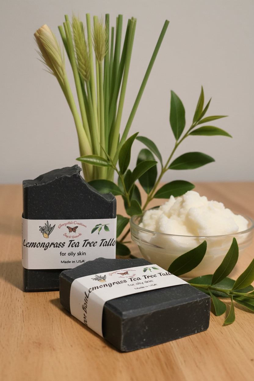 Lemongrass Tea Tree Tallow for Oily Skin image 0