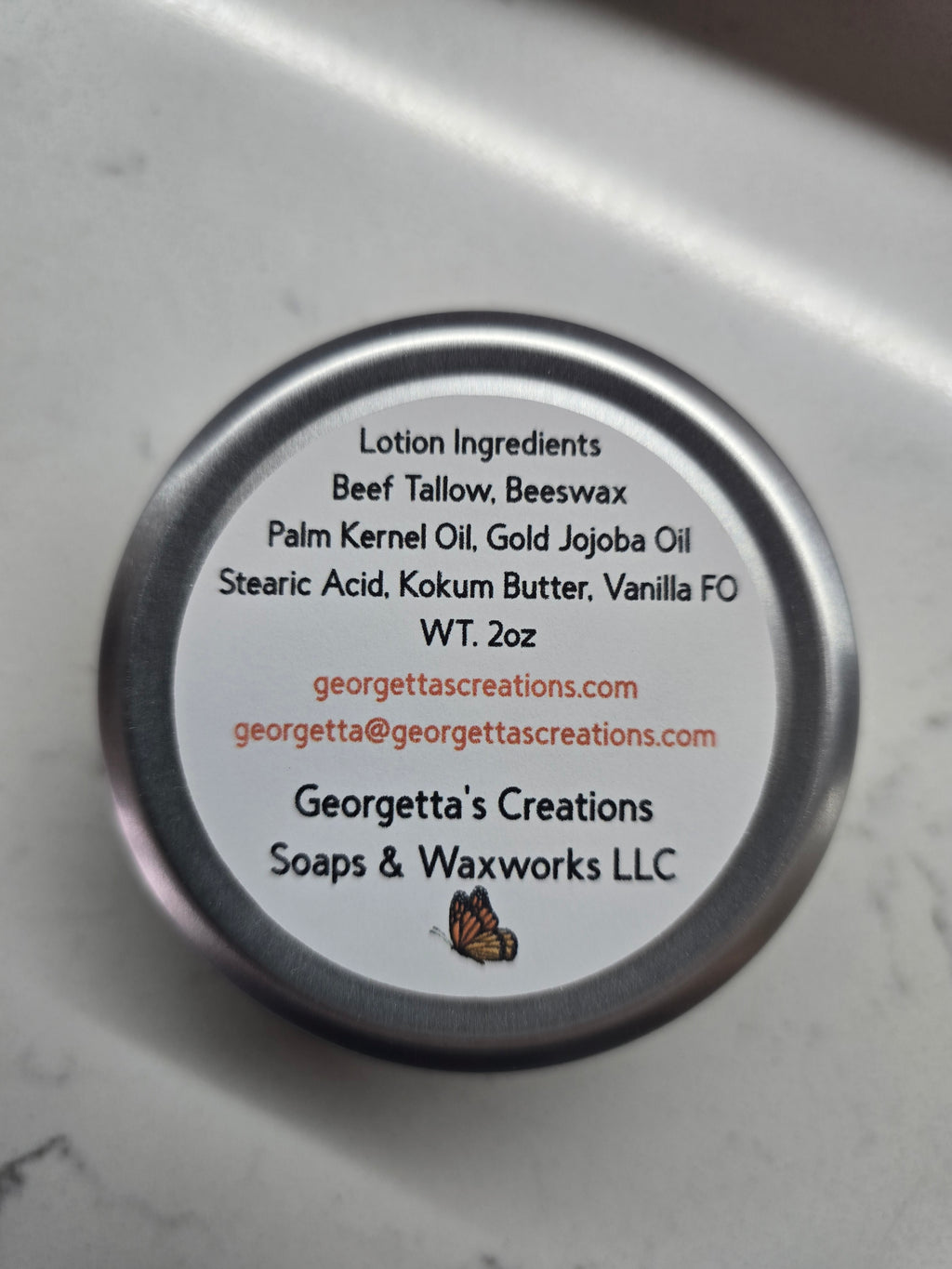 Golden Vanilla Lotion Bar image 2