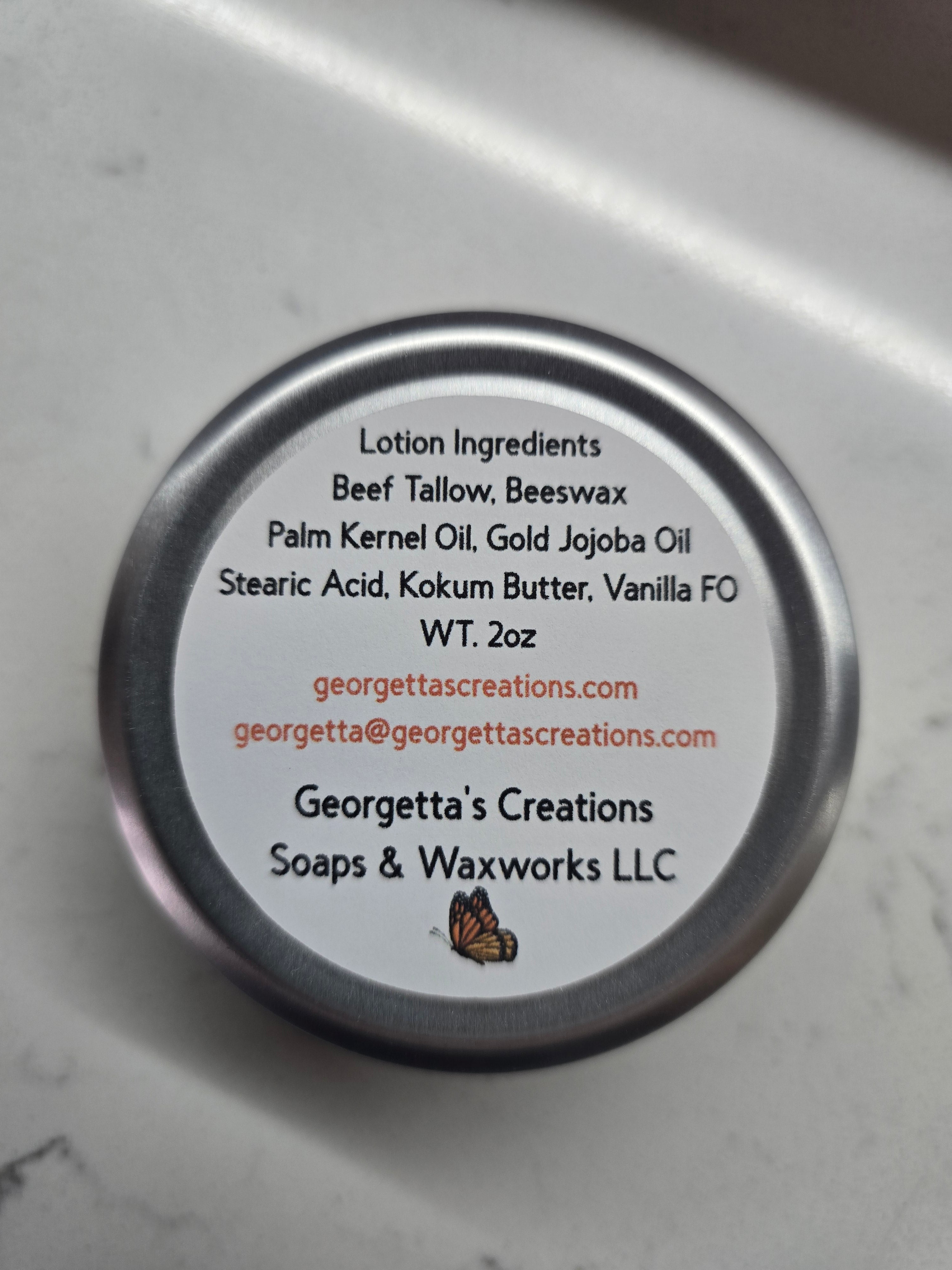 Golden Vanilla Lotion Bar image 2