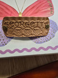Personalized Hair Barrette up to 9 letters image 0