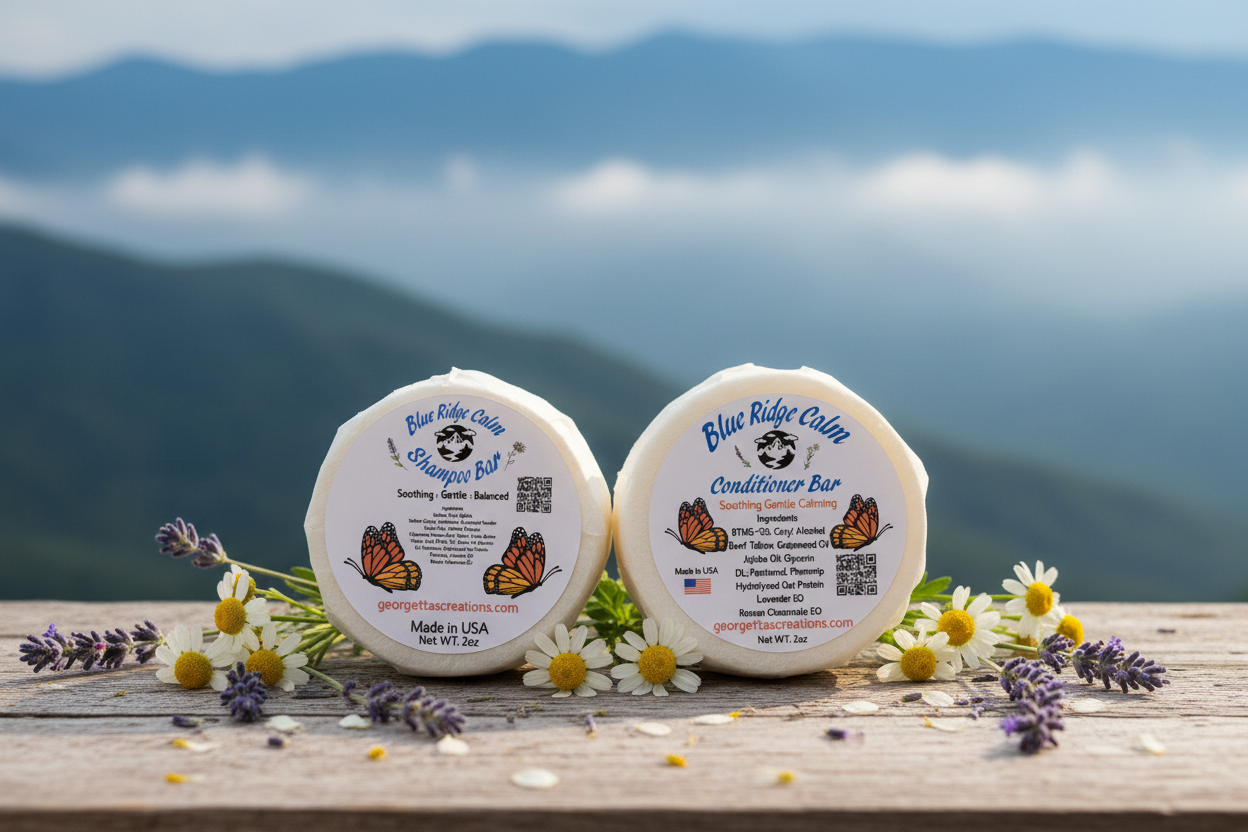 Blue Ridge Calm Shampoo & Conditioner Bar Bundle