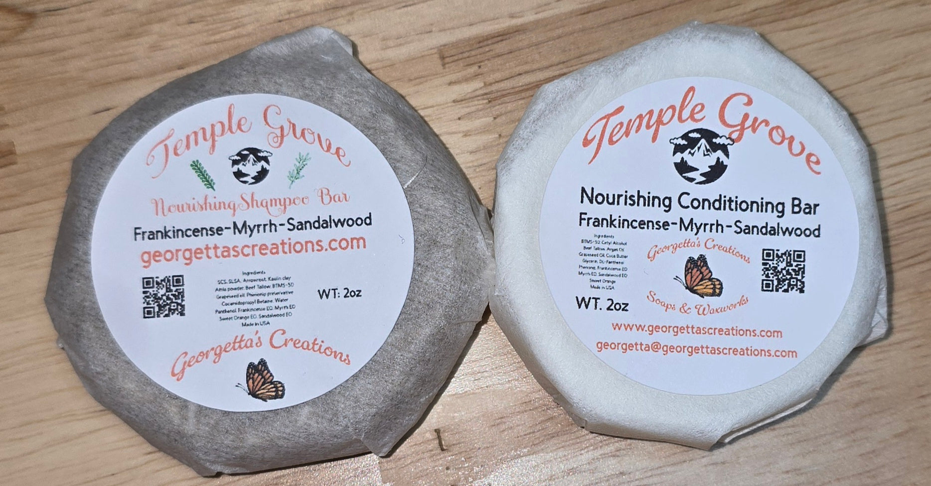 Temple Grove Shampoo and Conditioner Bar image 0