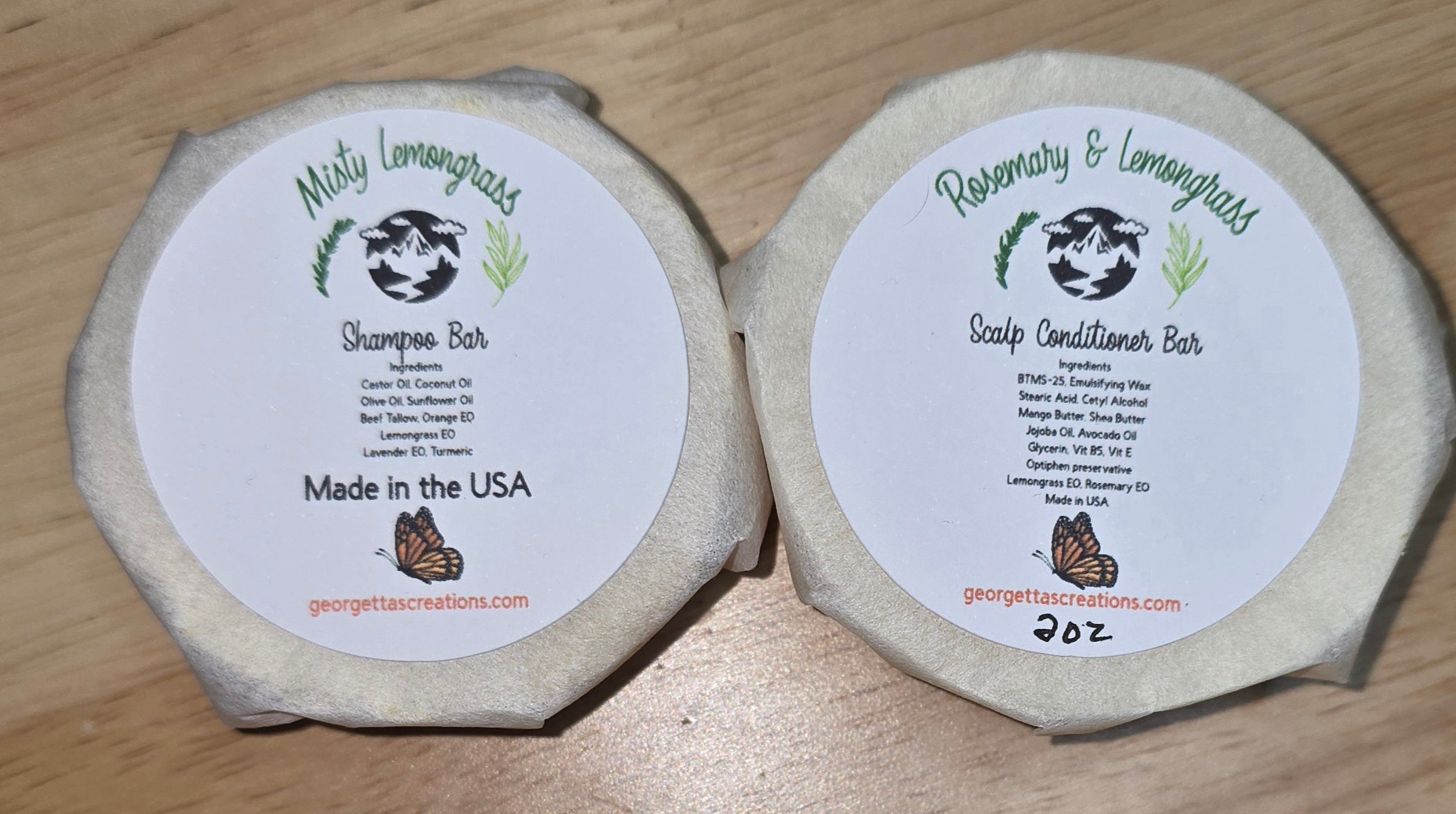 Misty Lemongrass Shampoo and Rosemary & Lemongrass Conditioner image 0