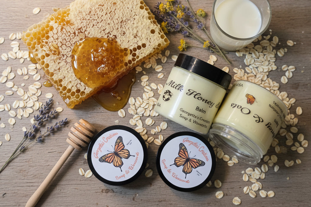 Milk, Honey & Oats Balm   4oz image 0