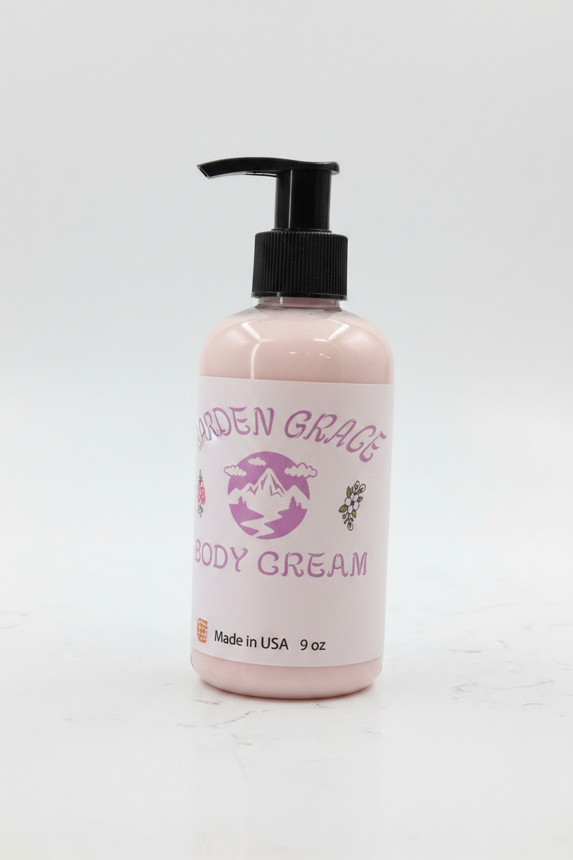 Garden Grace Body Cream - Angled Front