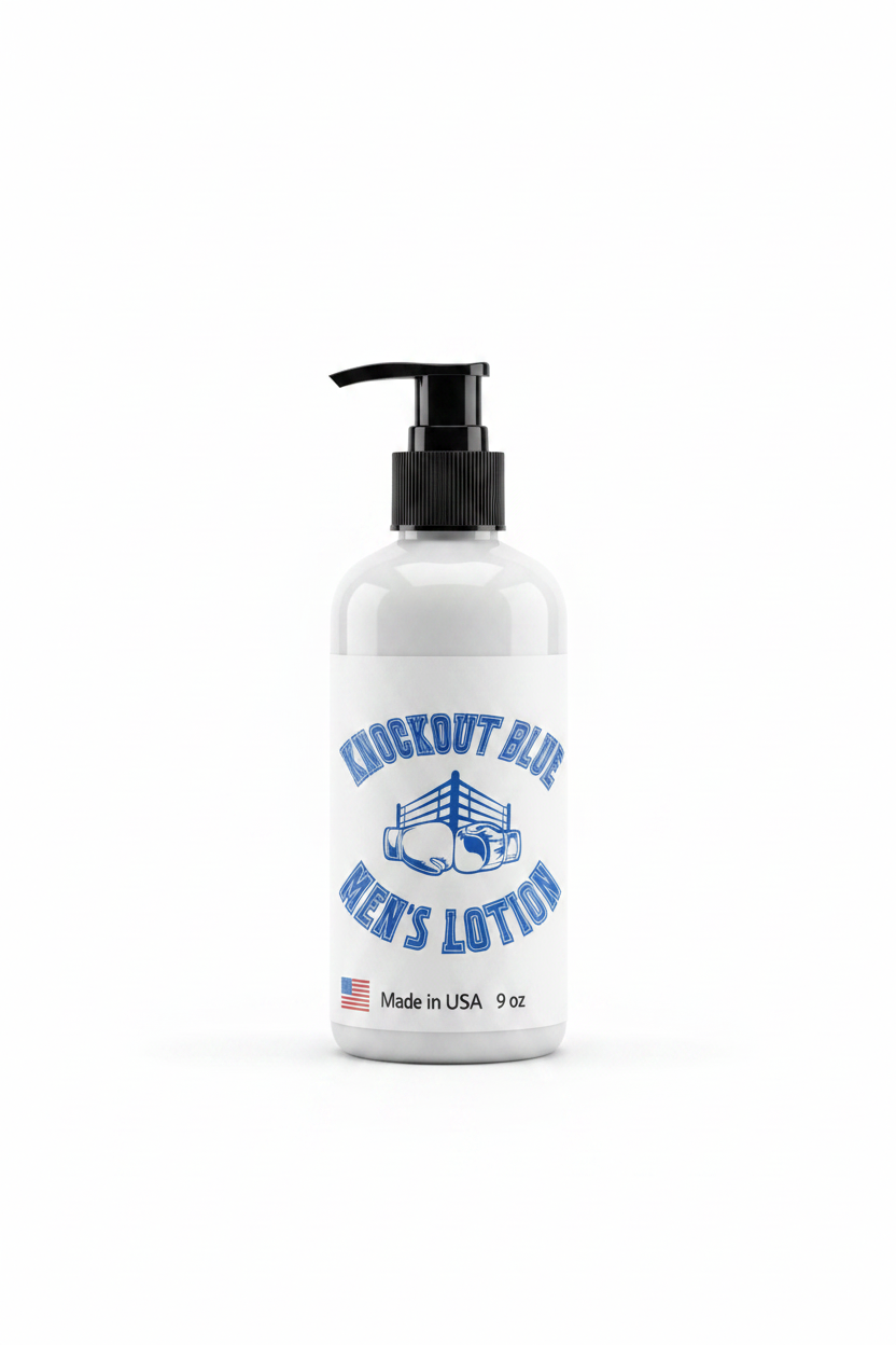 Knockout Blue Men's Lotion - Front