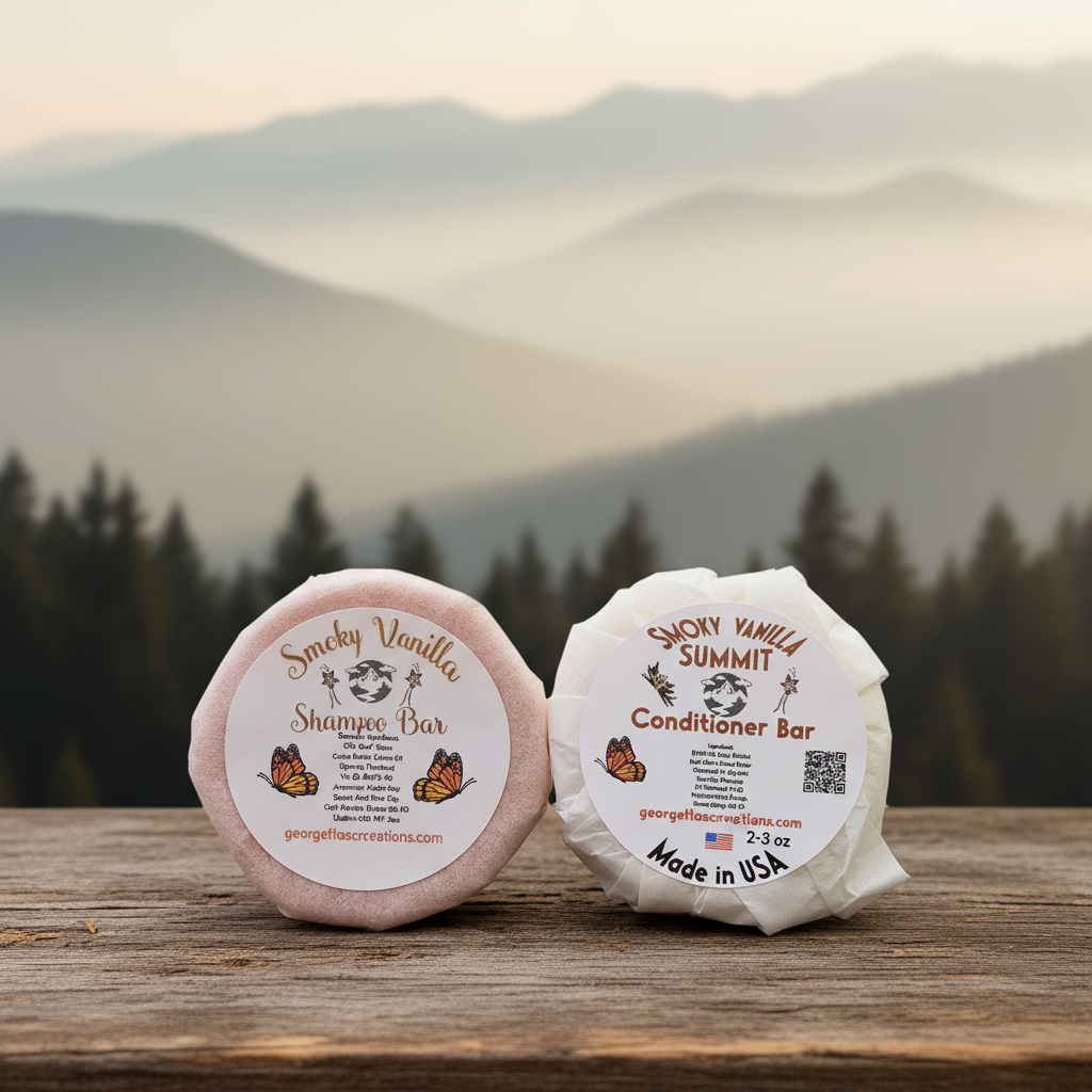 Smoky Vanilla Summit Shampoo & Conditioner Bar Bundle